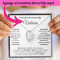 Regalo personalizado para hija| Regalo con nombre de mi hija| Regalo de cumpleanos| Primera comunion| Bautizo| De Madre/Padre a hija