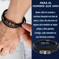 Para el hombre que Amo | Para mi esposo| Para mi pareja| Pulsera para hombre| Para novio|