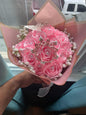 Forever roses/rosas eternas/flower arrangement/bouquet/ roses arrangement/ribbon roses/mother’s day gift/birthday gift