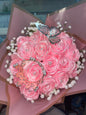 Forever roses/rosas eternas/flower arrangement/bouquet/ roses arrangement/ribbon roses/mother’s day gift/birthday gift