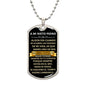 Collar Militar con dedicatoria para nieto