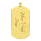 Collar militar con dedicatoria para nieto