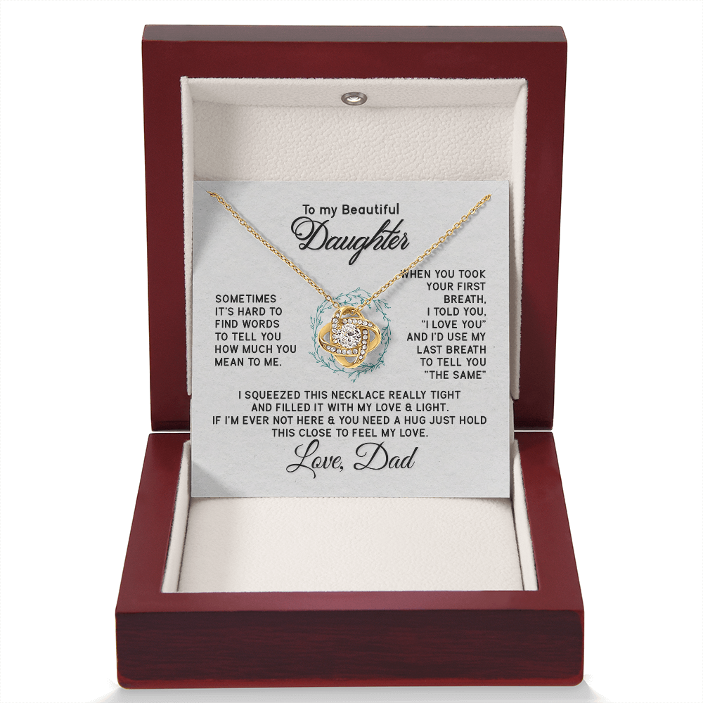To my beautiful daughter gift from dad