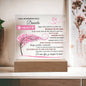 Regalo personalizado para Hija con codigo QR | Placa personalizada|