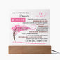 Regalo personalizado para Hija con codigo QR | Placa personalizada|
