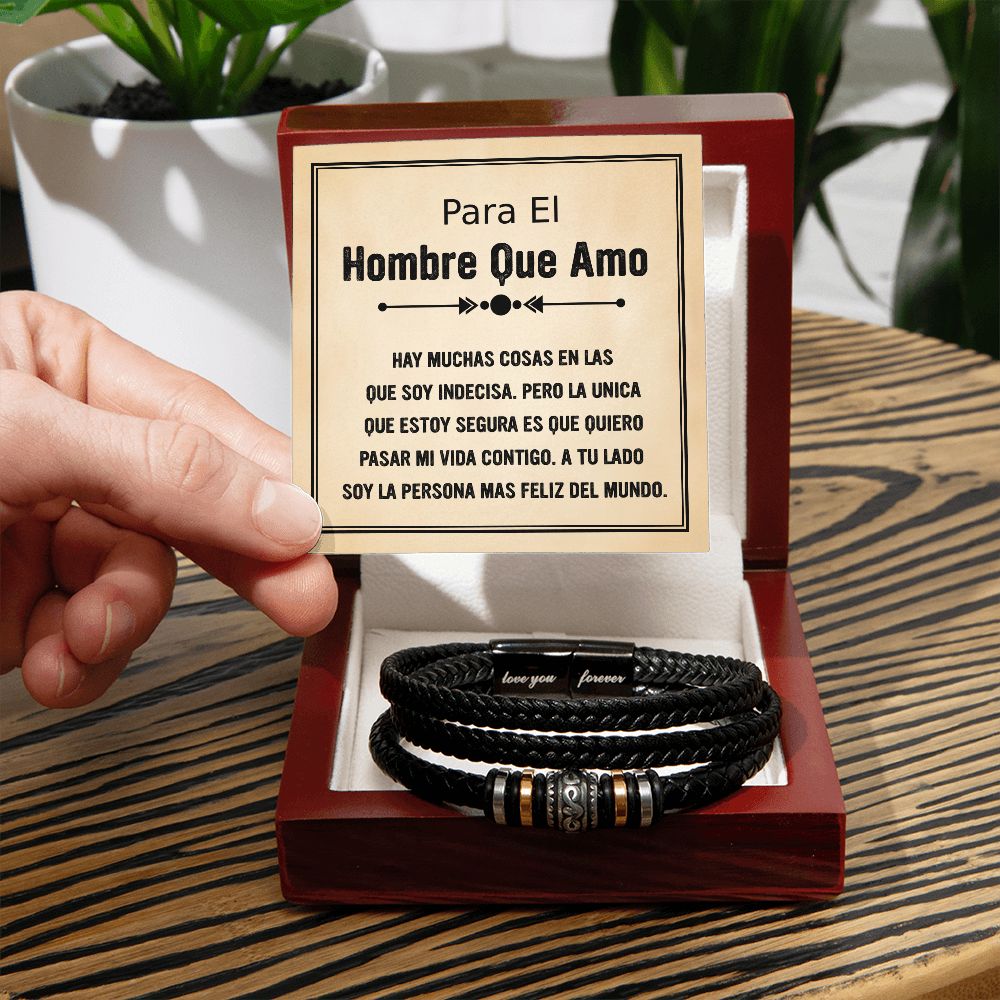 Pulsera, brazalete para mi esposo| novio| Hombre que amo| Amor de mi vida|
