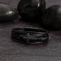 Pulsera Esperanza, Fe y Amor. Elegante Pulsera de Cuero Cruzada para Hombre