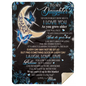 DAUGHTER from MOM | Never forget that I love you | Premium Plush Blanket