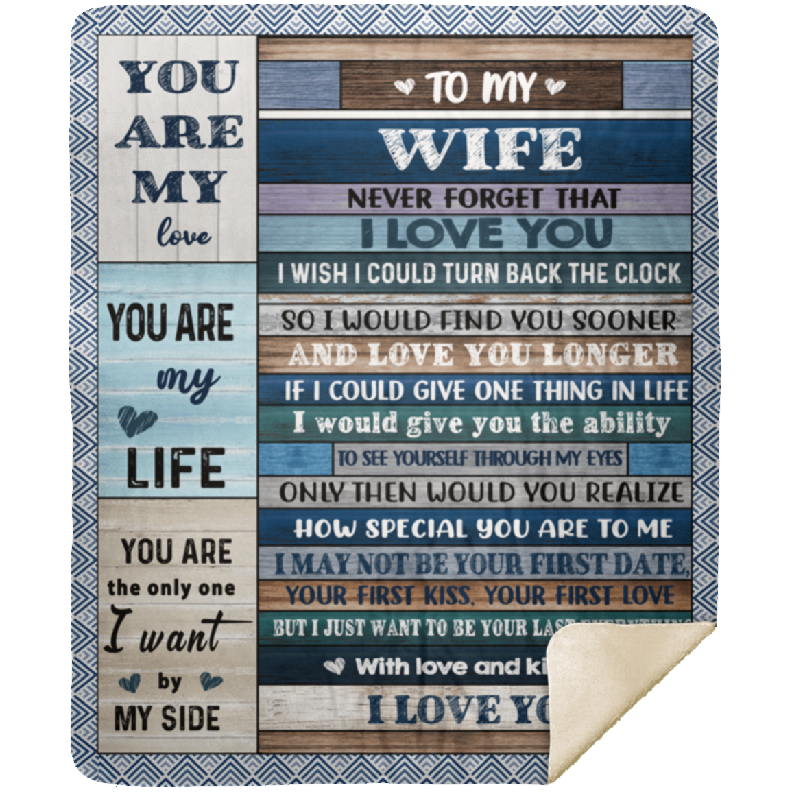 To my Wife - I LOVE YOU Blanket