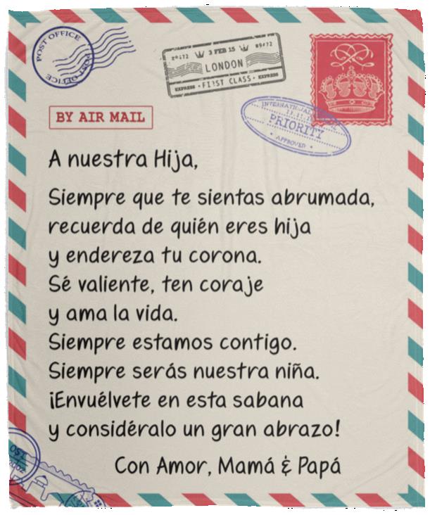 Manta para hija de Madre & Padre