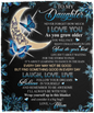 DAUGHTER from MOM | Never forget that I love you | Premium Plush Blanket