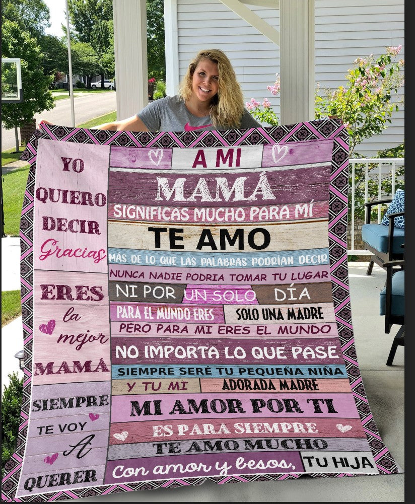 Regalo de hija para madre | Sabana de regalo para mi mama| De hija para Mamá|