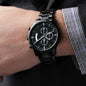 Reloj Cronógrafo Negro Grabado Personalizable | PARA HIJO, PADRE, ABUELO, HERMANO, NOVIO
