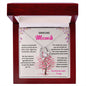 Mother Meaningful Gift in Spanish, Regalo Gracias Mamá, Mamas Valentine Day Gift, Collar Para Mamá, Regalo Para Madre with Message Card