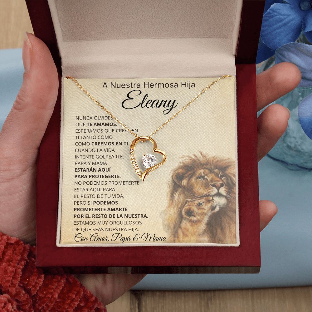 Nuestra hermosa hija Eleany | Dedicatoria personalizada