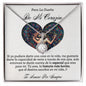 Para la Duena de mi corazón| Collar Esperanza Eterna| Regalo para mi novia, esposa , Futura esposa