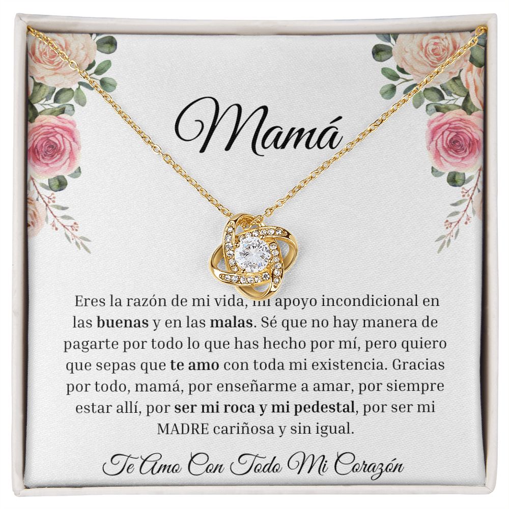 Collar Nudo de Amor| Ideas de regalo para el dia de las madres| Regalo para mamá| Regalo de Cumpleanos para mama| Regalo de hija para madre | Mamá