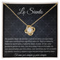 Nudo de amor, Regalo de disculpa para ella, Regalo de perdón, Lo siento Regalo de collar para esposa / novia, regalo para decir lo siento, regalos únicos de disculpa