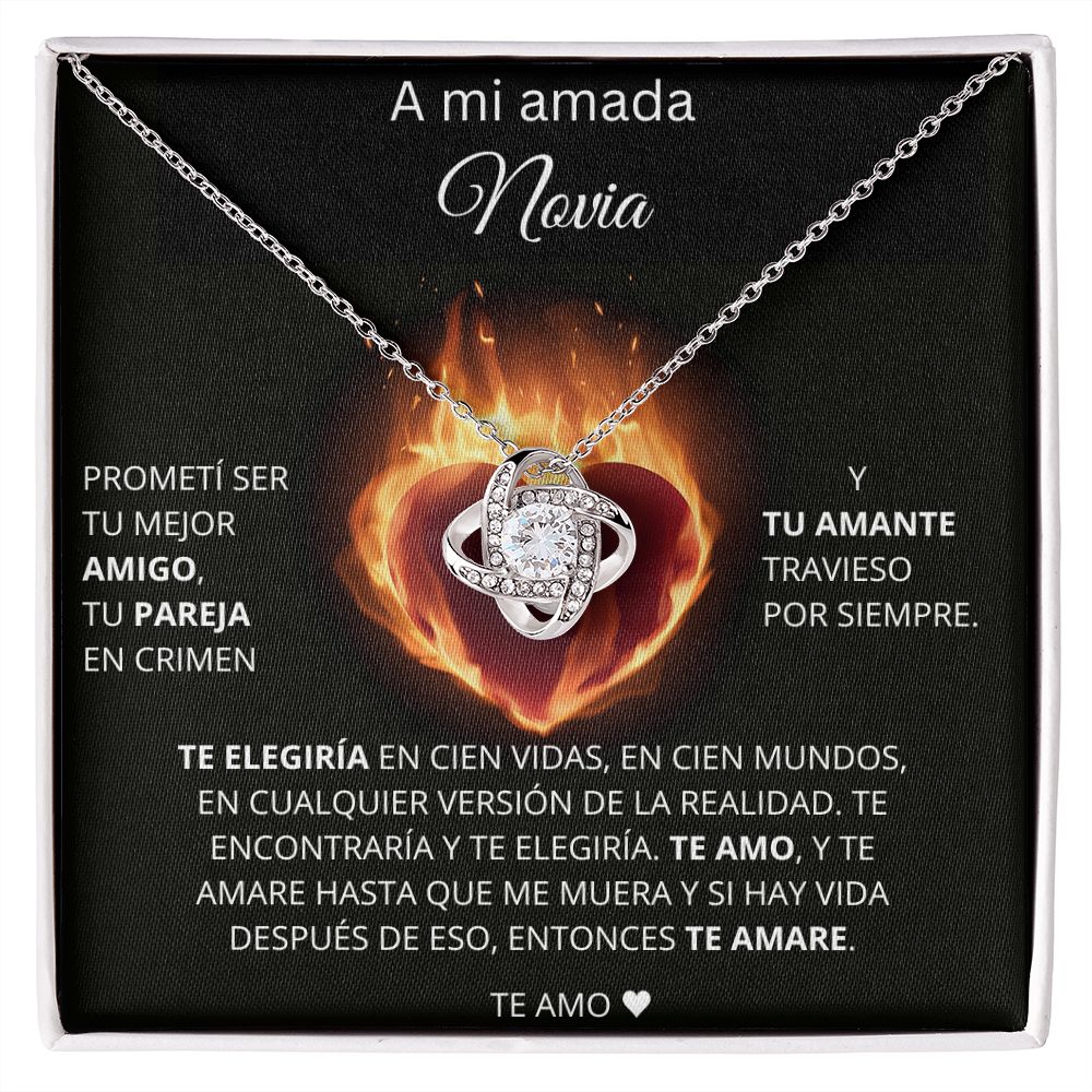 A mi amada Novia| Regalo para mi novia | Regalo de compromiso, aniversario