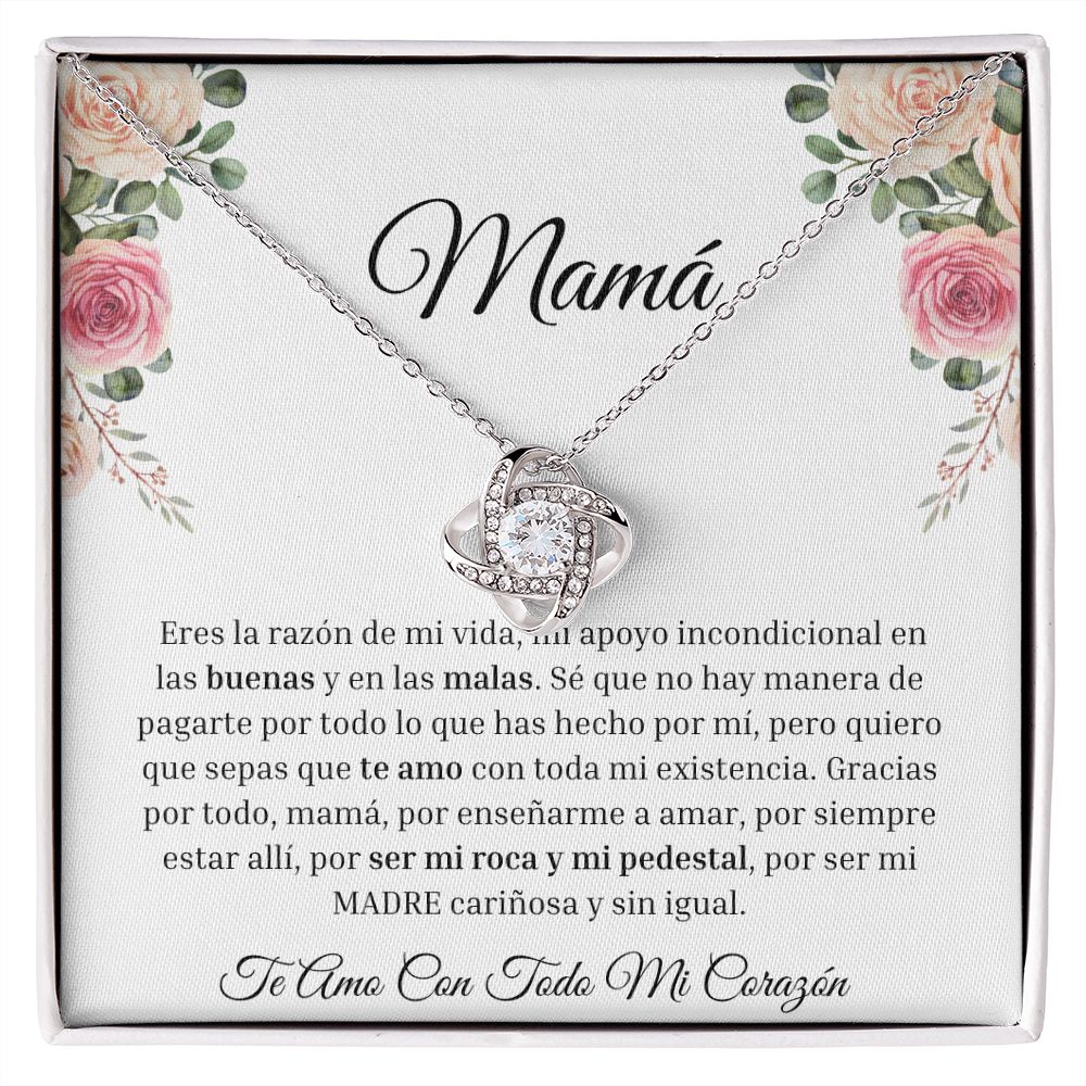 Collar Nudo de Amor| Ideas de regalo para el dia de las madres| Regalo para mamá| Regalo de Cumpleanos para mama| Regalo de hija para madre | Mamá