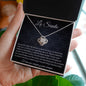 Nudo de amor, Regalo de disculpa para ella, Regalo de perdón, Lo siento Regalo de collar para esposa / novia, regalo para decir lo siento, regalos únicos de disculpa