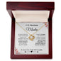 Regalo de Hijo para madre| Regalo del dia de las madres| Para mi hermosa madre| Collar Love knot