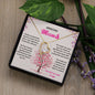Mother Meaningful Gift in Spanish, Regalo Gracias Mamá, Mamas Valentine Day Gift, Collar Para Mamá, Regalo Para Madre with Message Card