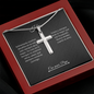 Regalito para mi hijo | Collar con Cruz de acero inoxidable