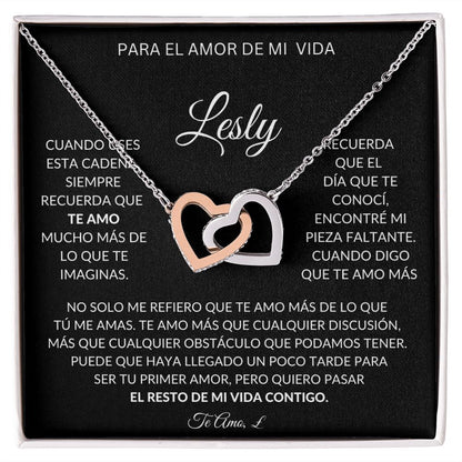 Para el amor de mi vida Lesly