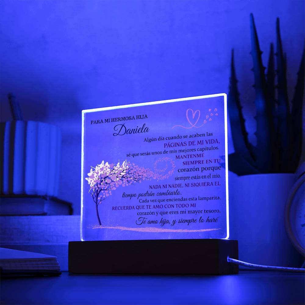 Lámpara personalizada MAMÁ ✨​  Regalos Cristal Plaque – CRISTAL PLAQUE