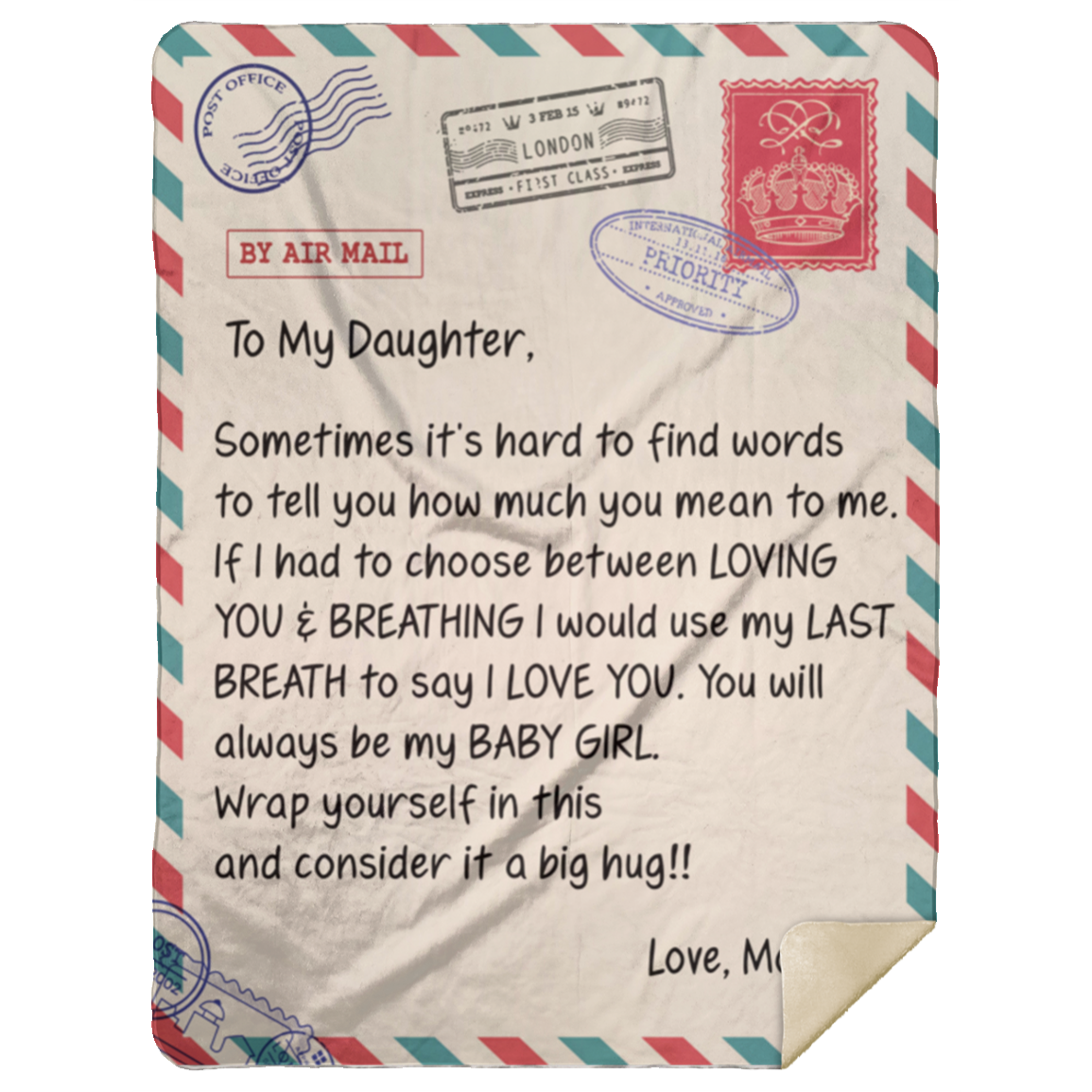 To my daughter| From Mom| Sometimes it's hard to find the words