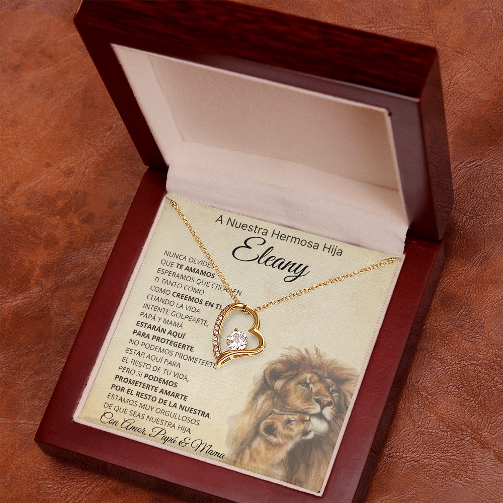Nuestra hermosa hija Eleany | Dedicatoria personalizada