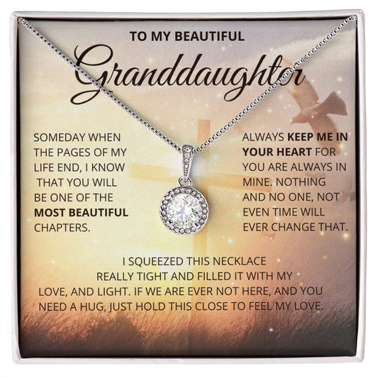 To my beautiful granddaughter| Nieta| gift for granddaughter| Eternal Hope Necklace