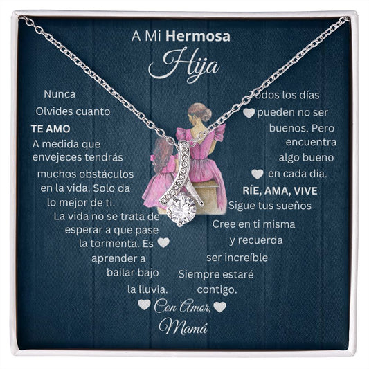 Hermosa Hija | madre e hija ilustración |