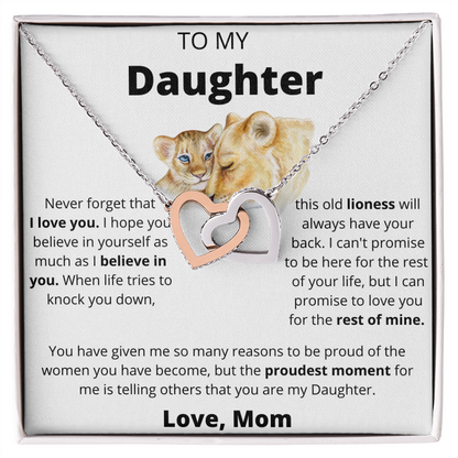 To my daughter | (hija) Corazones Entrelazados