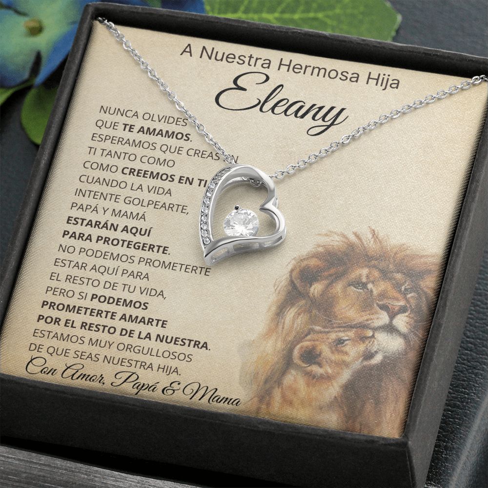 Nuestra hermosa hija Eleany | Dedicatoria personalizada